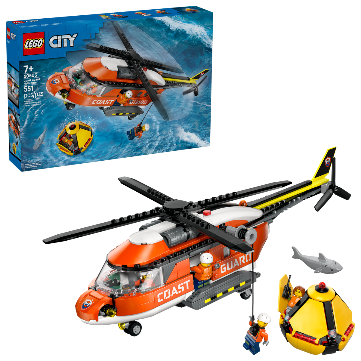 LEGO City Coast Guard Helicopter 60503-Bricking Lebanon