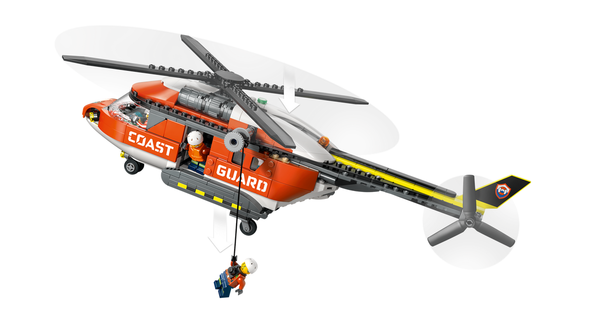 LEGO City Coast Guard Helicopter 60503-Bricking Lebanon