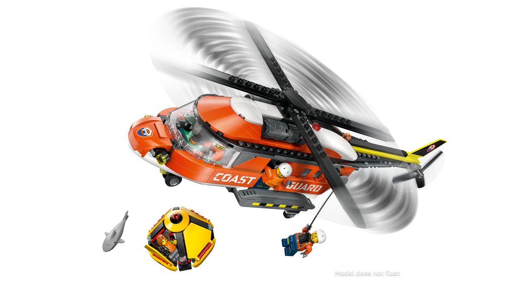 LEGO City Coast Guard Helicopter 60503 Search and Rescue Set-Lego / City-Bricking Lebanon