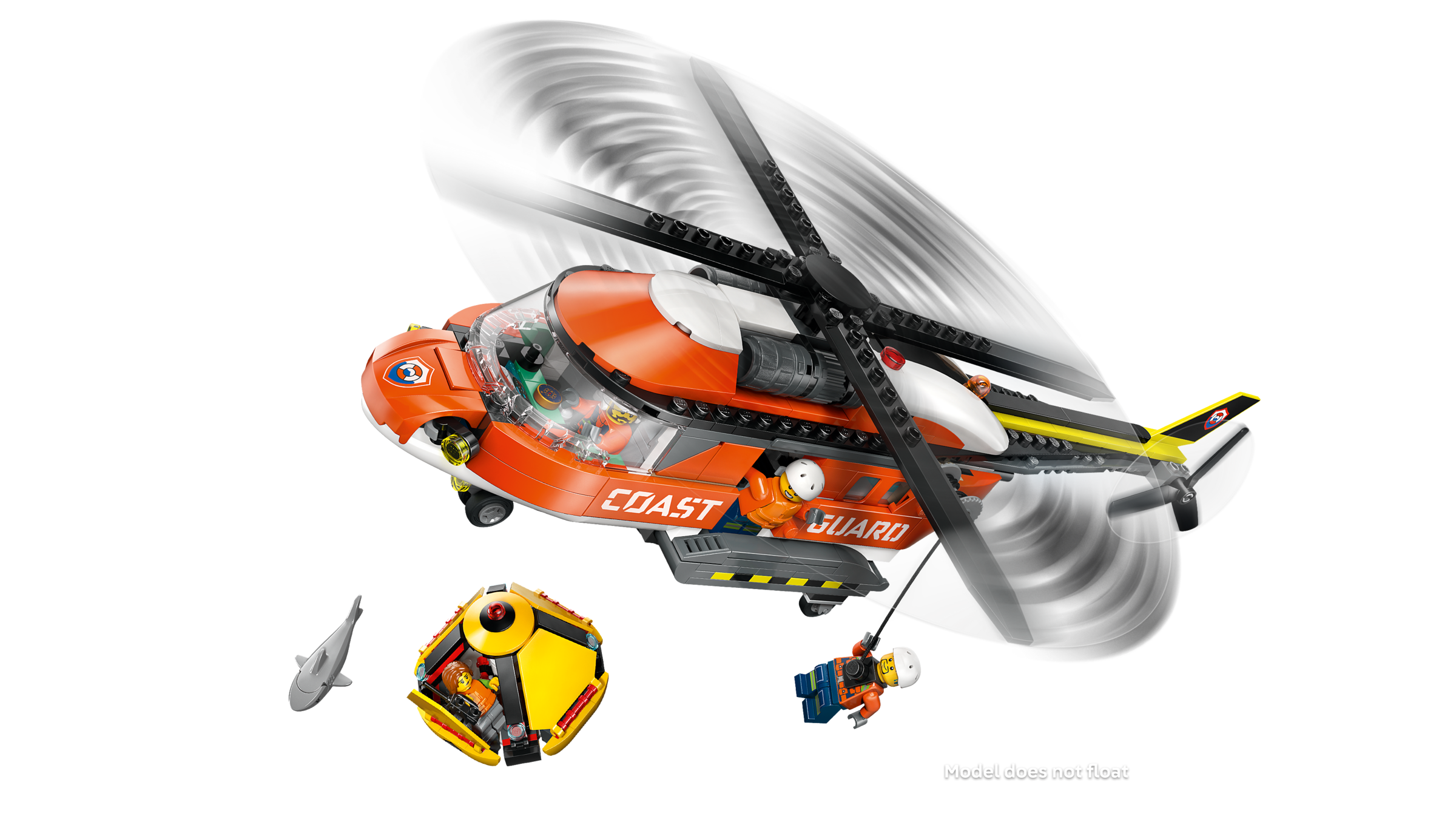 LEGO City Coast Guard Helicopter 60503 Search and Rescue Set-Lego / City-Bricking Lebanon