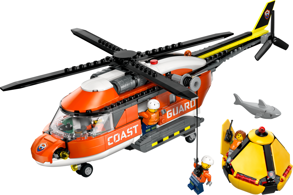LEGO City Coast Guard Helicopter 60503 Search and Rescue Set-Lego / City-Bricking Lebanon