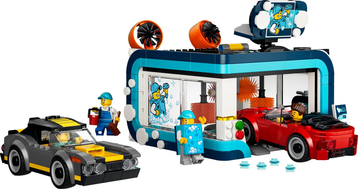 LEGO City Drive-Through Car Wash 60497-Bricking Lebanon