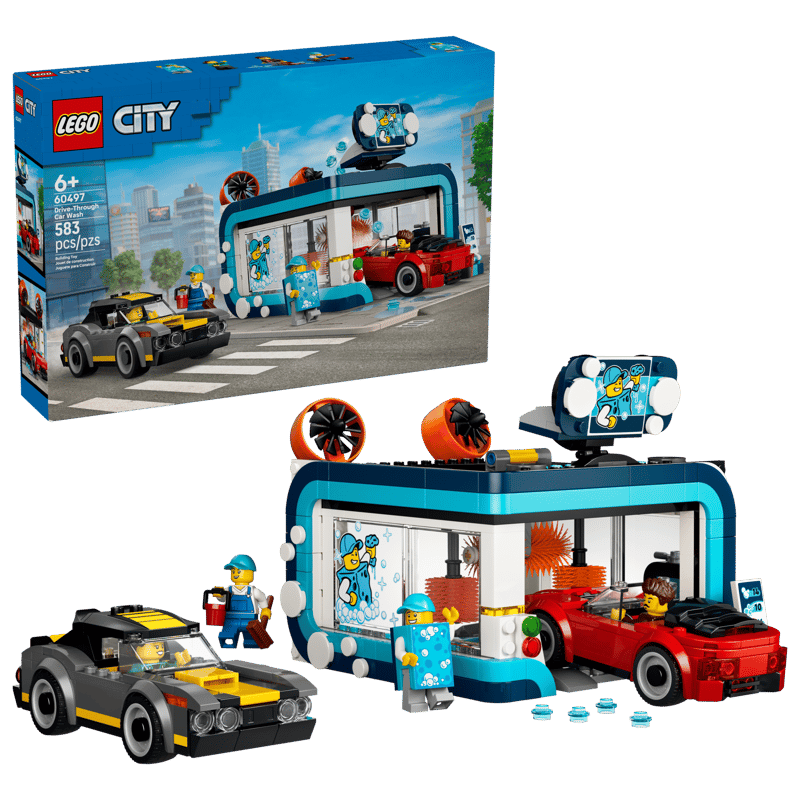 LEGO City Drive-Through Car Wash 60497-Bricking Lebanon