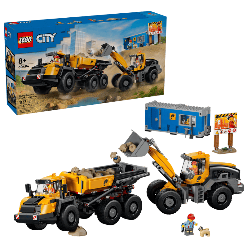 LEGO City Dump Truck & Front End Loader 60494-Bricking Lebanon