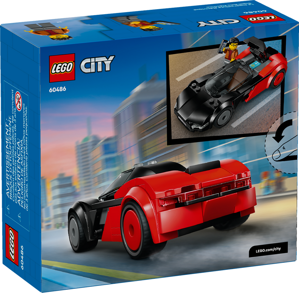 LEGO City EV Supercar 60486 Electric Racing Toy Building Set-Lego / City-Bricking Lebanon