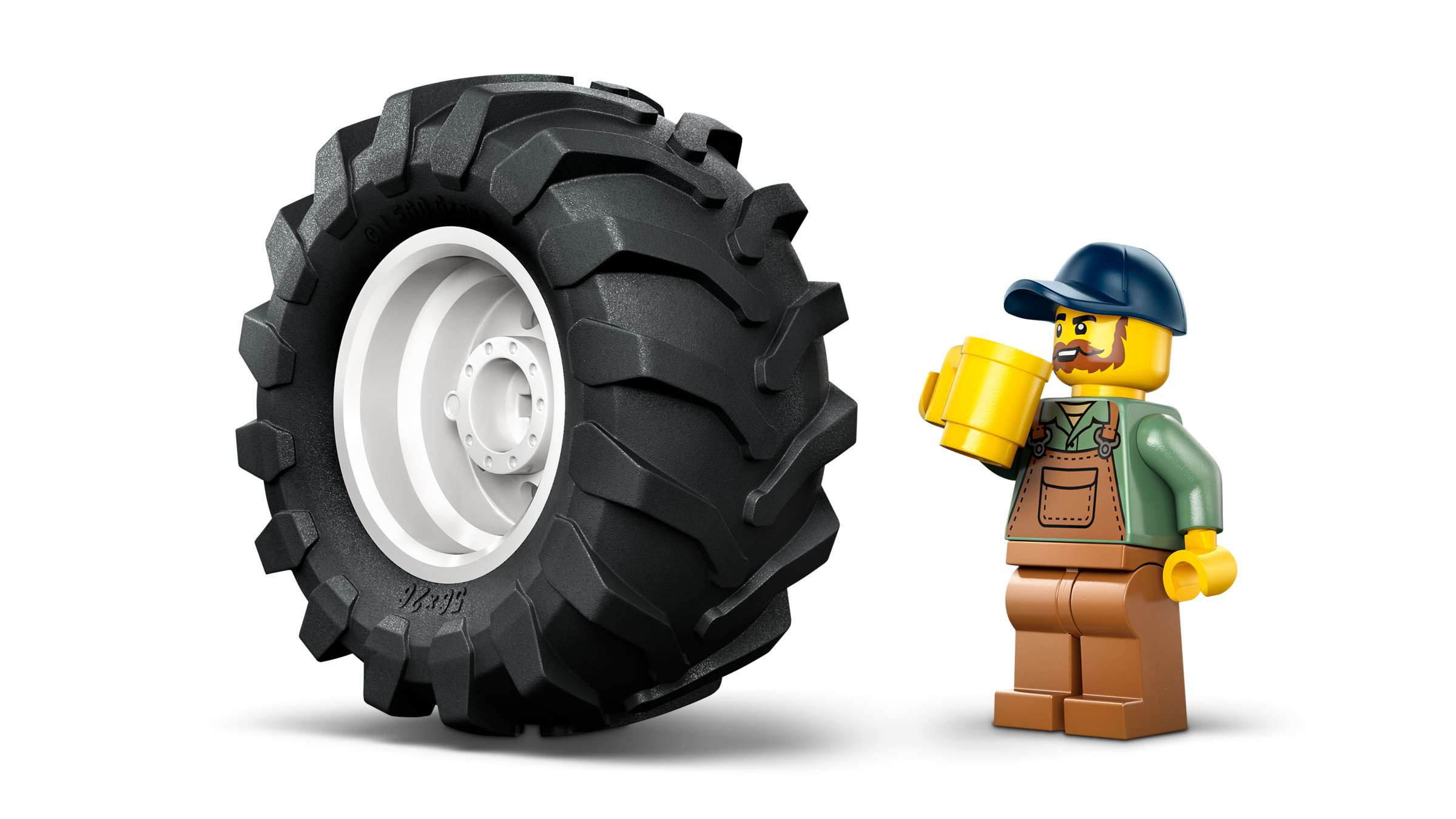 LEGO City Farm Tractor Building Toy Set for Kids 6+-Lego / City-Bricking Lebanon