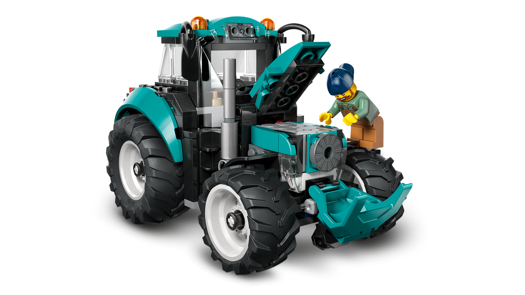 LEGO City Farm Tractor Building Toy Set for Kids 6+-Lego / City-Bricking Lebanon