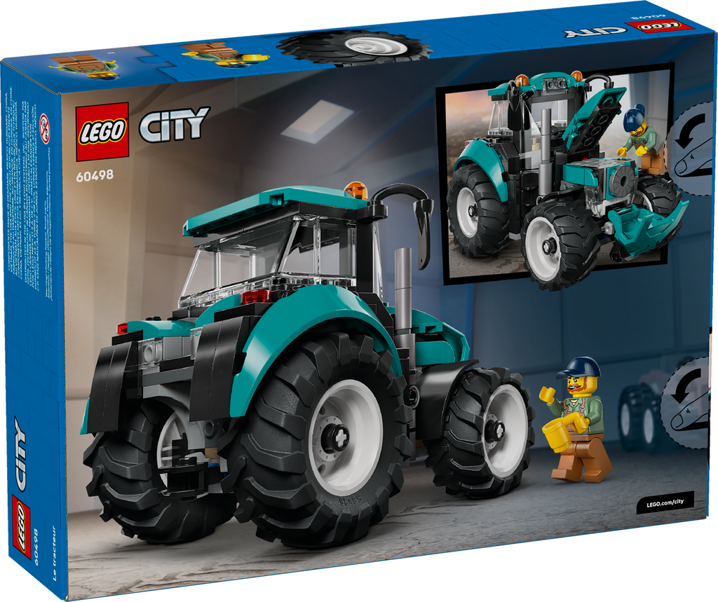 LEGO City Farm Tractor Building Toy Set for Kids 6+-Lego / City-Bricking Lebanon