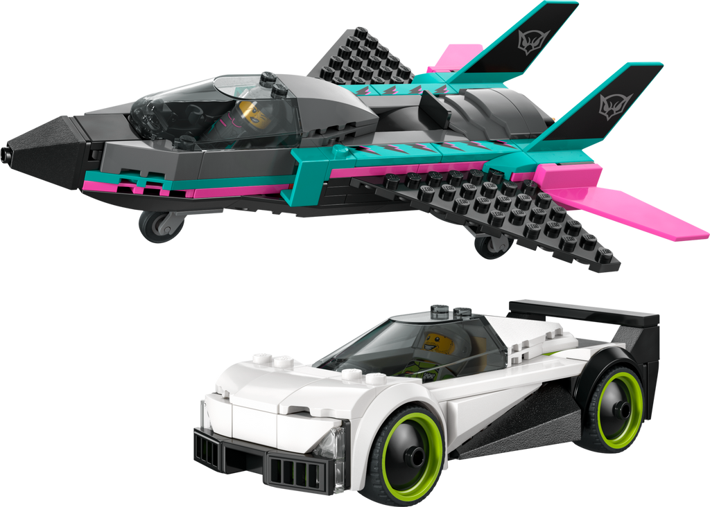 LEGO City Jet vs Car 60489-Bricking Lebanon