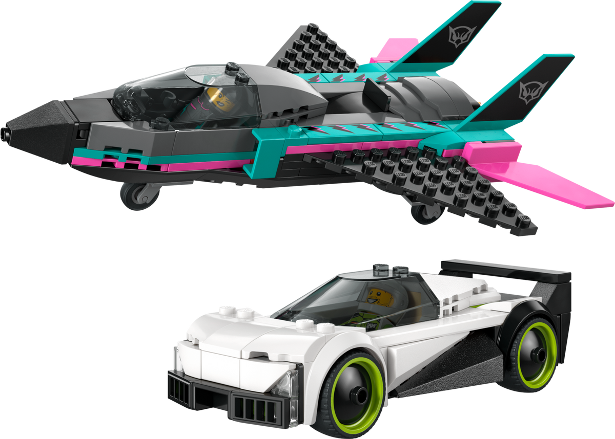 LEGO City Jet vs Car 60489-Bricking Lebanon