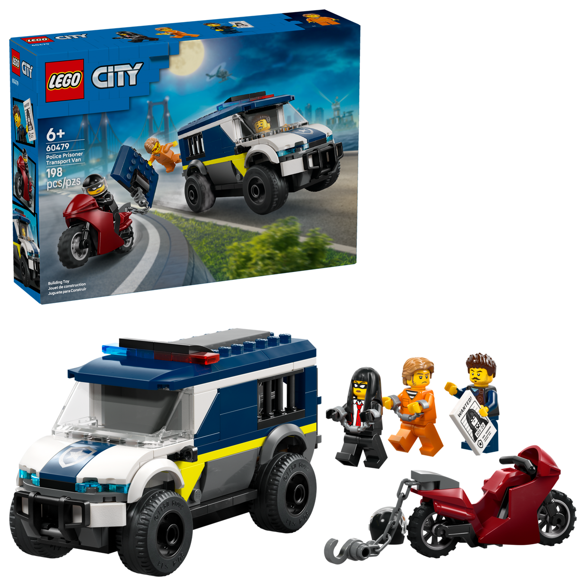 LEGO City Police Prisoner Transport Van 60479-Bricking Lebanon
