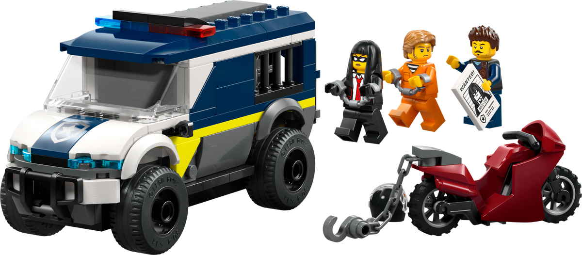 LEGO City Police Prisoner Transport Van 60479-Bricking Lebanon