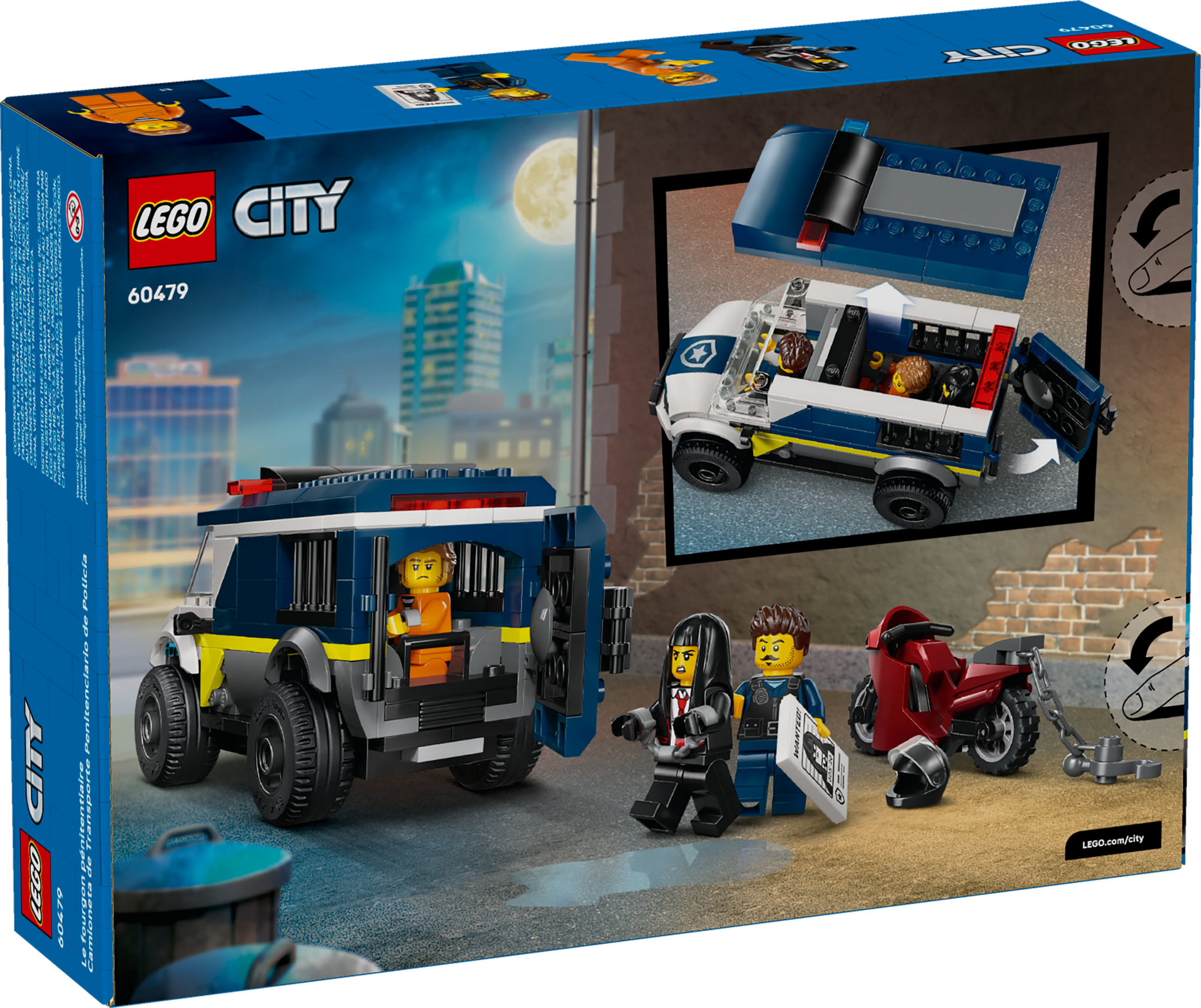 LEGO City Police Prisoner Transport Van 60479 Building Toy Set-Lego / City-Bricking Lebanon