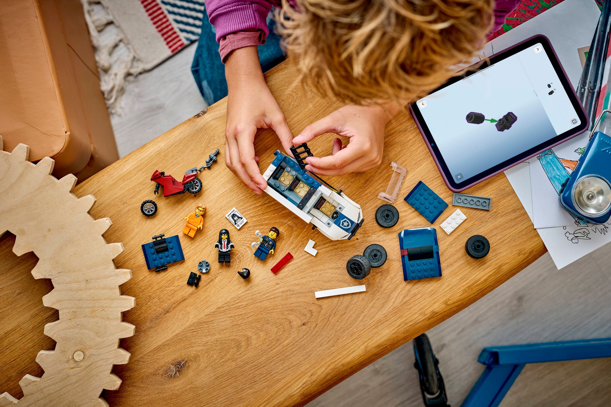 LEGO City Police Prisoner Transport Van 60479 Building Toy Set-Lego / City-Bricking Lebanon