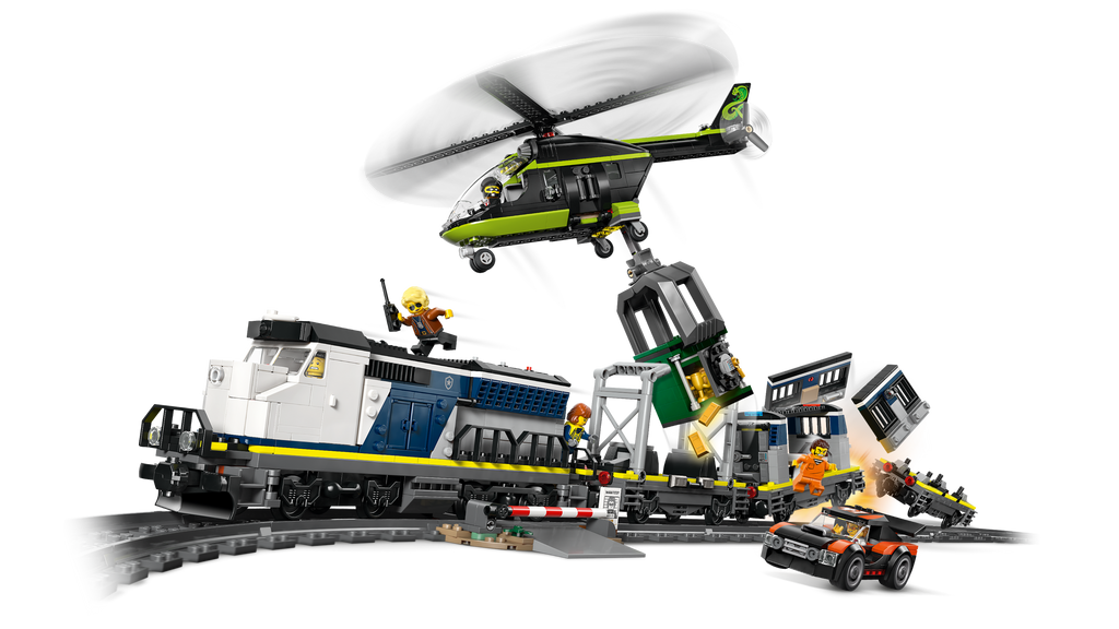 LEGO City Police Train Heist 60508 Electric Locomotive Building Set-60508-Bricking Lebanon