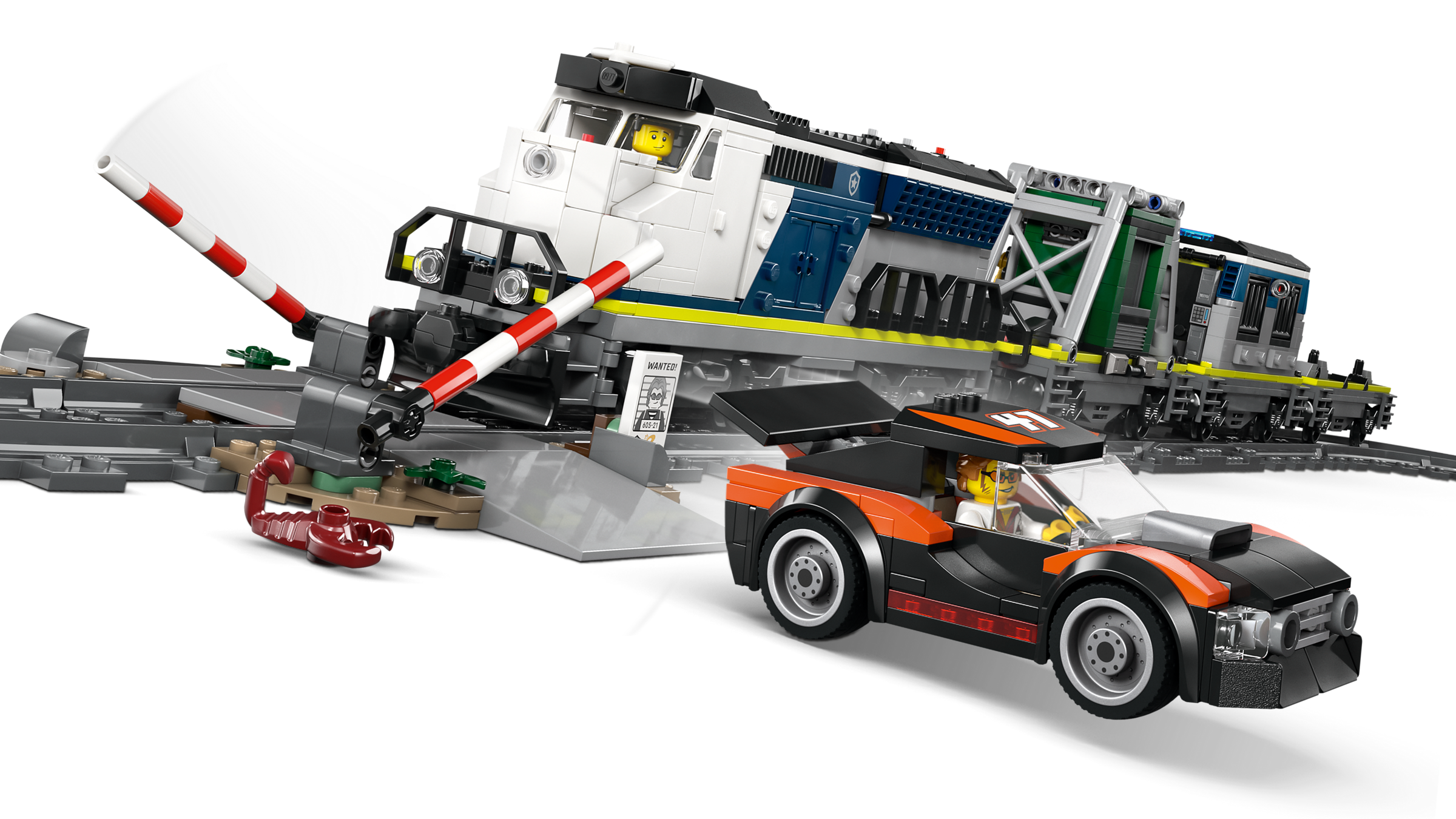 LEGO City Police Train Heist 60508 Electric Locomotive Building Set-60508-Bricking Lebanon
