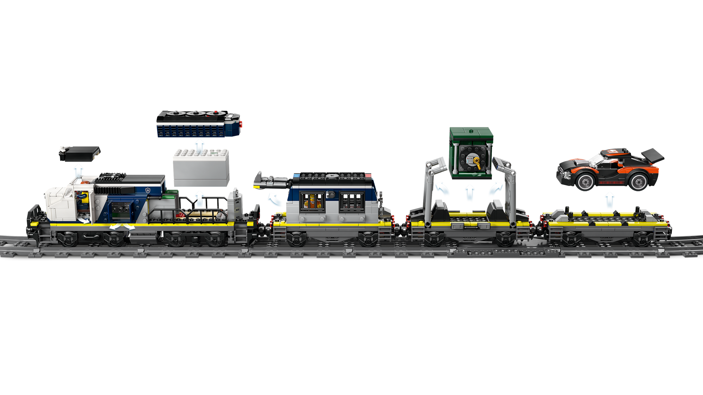 LEGO City Police Train Heist 60508 Electric Locomotive Building Set-60508-Bricking Lebanon