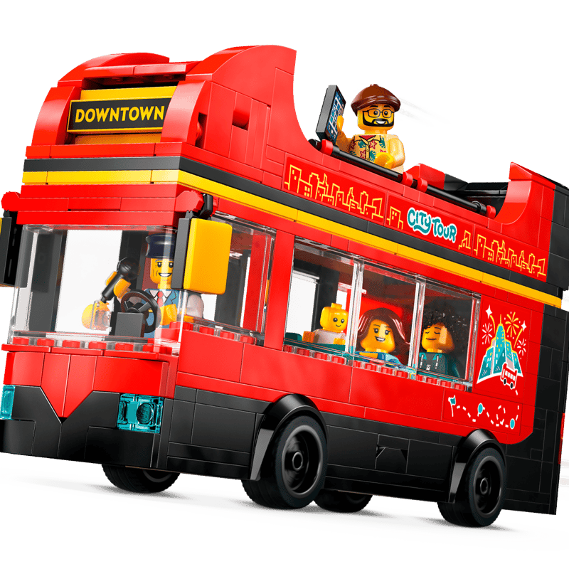 LEGO City Red Double Decker Sightseeing Bus 60407-Bricking Lebanon