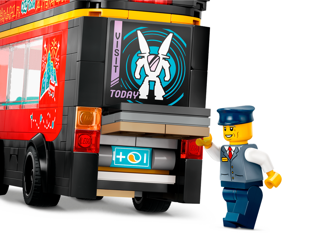 LEGO City Red Double Decker Sightseeing Bus 60407-Bricking Lebanon