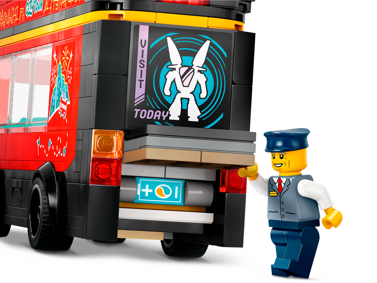 LEGO City Red Double Decker Sightseeing Bus 60407-Bricking Lebanon