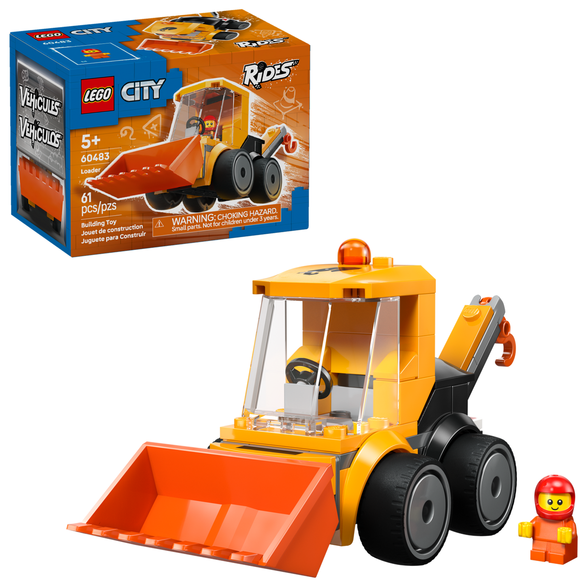 LEGO City Rides Construction Loader 60483-Bricking Lebanon