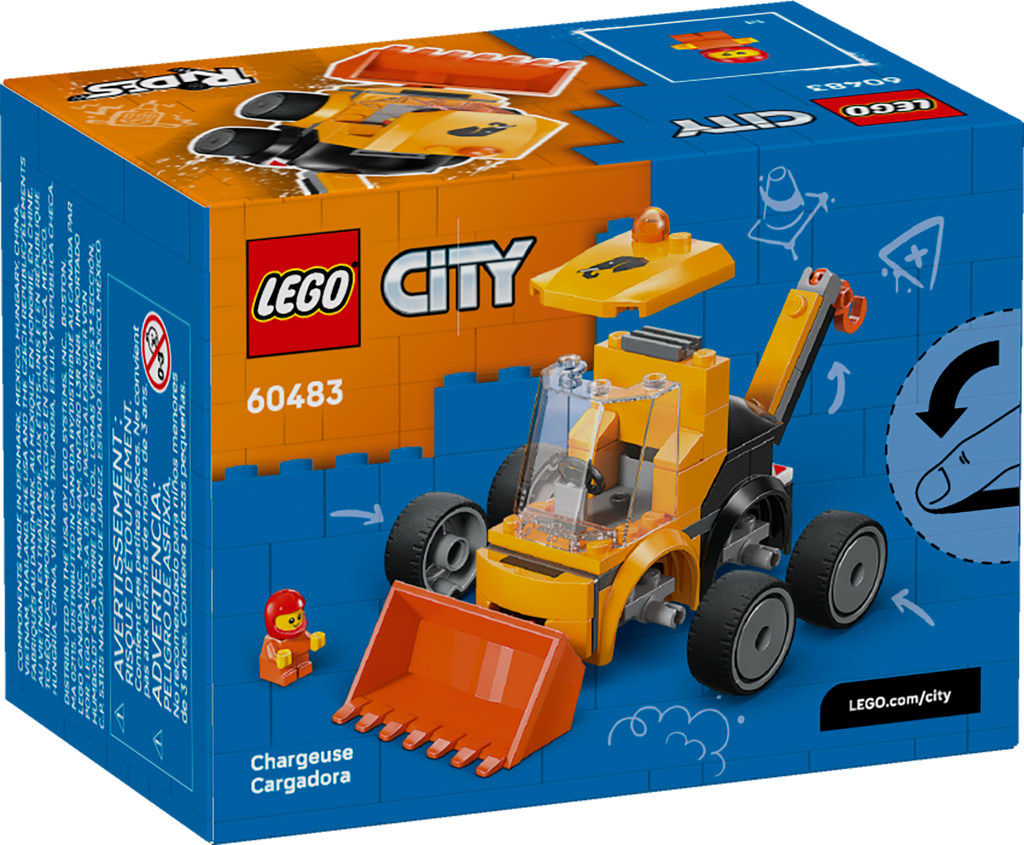 LEGO City Rides - Construction Loader 60483 Building Set for Kids-Lego / City-Bricking Lebanon