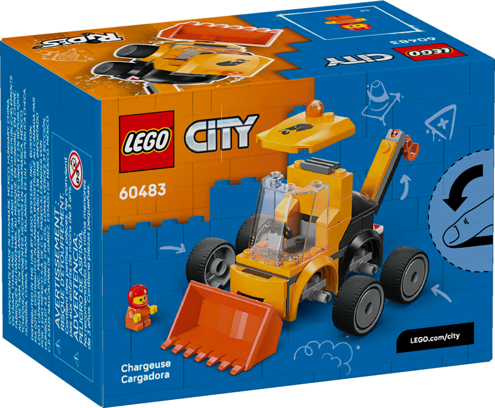 LEGO City Rides - Construction Loader 60483 Building Set for Kids-Lego / City-Bricking Lebanon