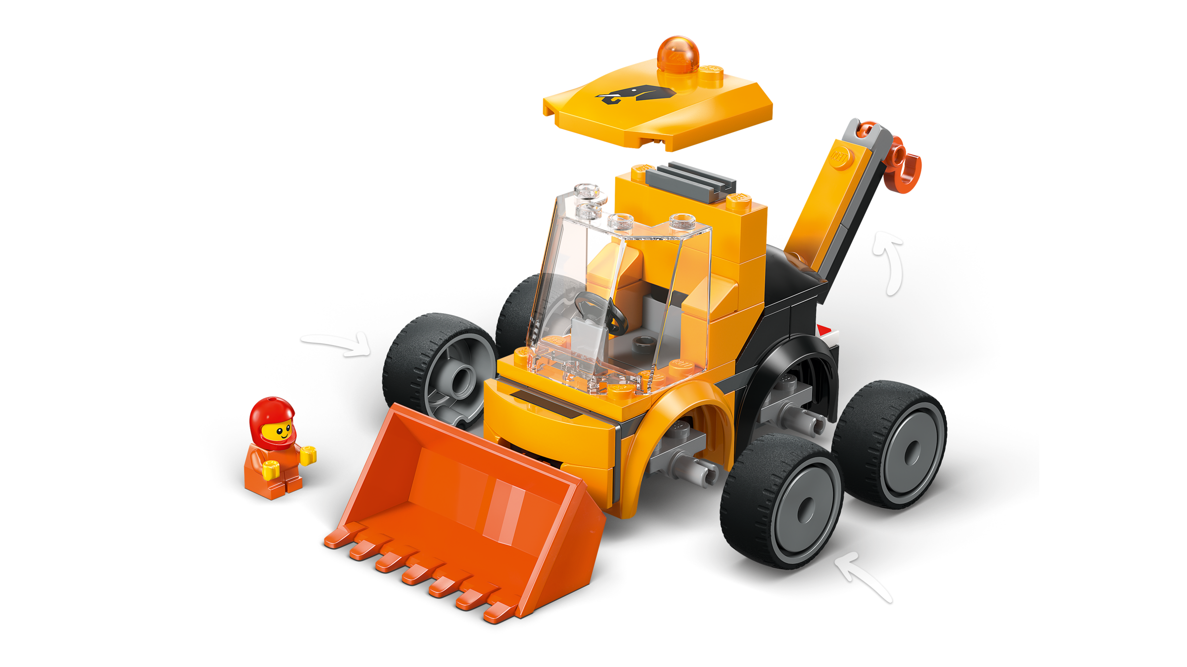 LEGO City Rides - Construction Loader 60483 Building Set for Kids-Lego / City-Bricking Lebanon