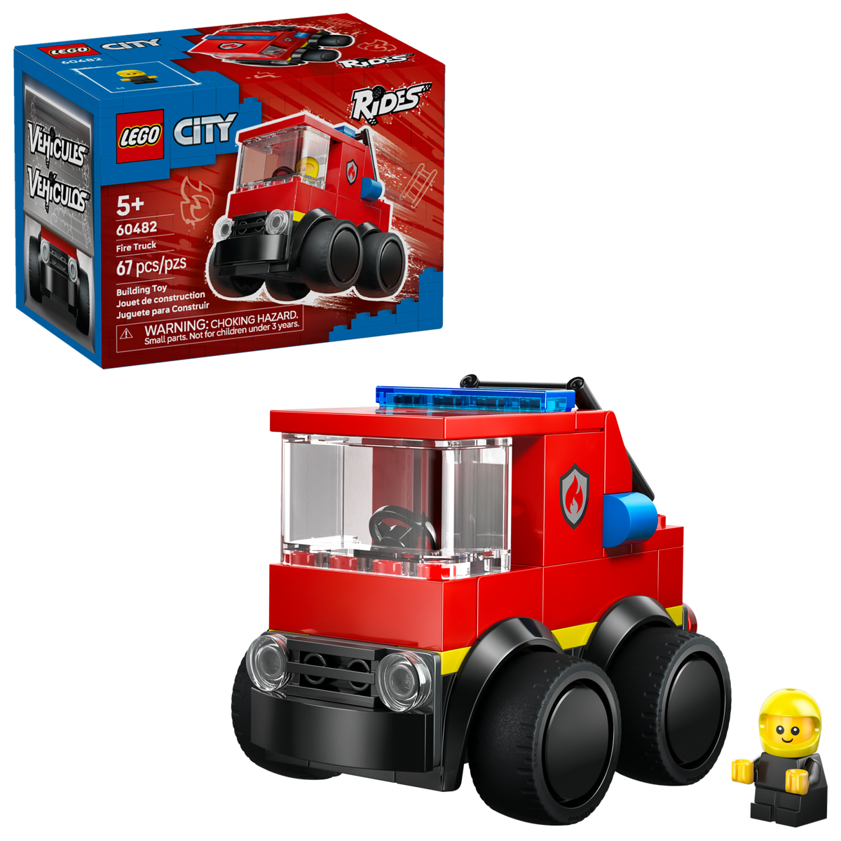 LEGO City Rides Fire Truck 60482-Bricking Lebanon