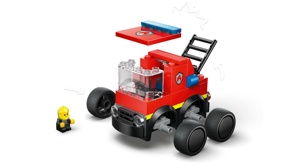 LEGO City Rides - Fire Truck 60482 Building Set for Kids-Lego / City-Bricking Lebanon