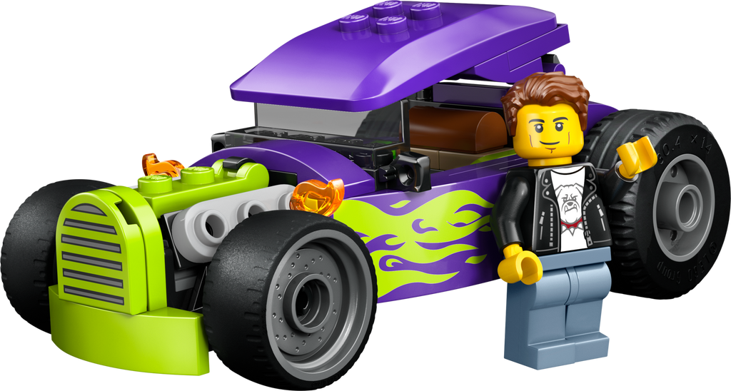 LEGO City Rides - Hot Rod Toy Race Car Building Kit 60485-Lego / City-Bricking Lebanon