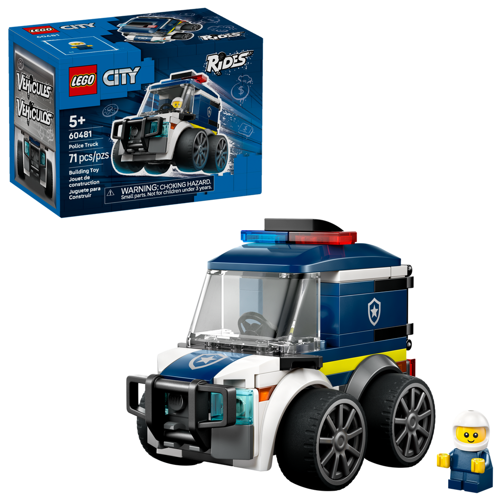LEGO City Rides - Police Truck 60481 Building Toy for Kids-Lego / City-Bricking Lebanon