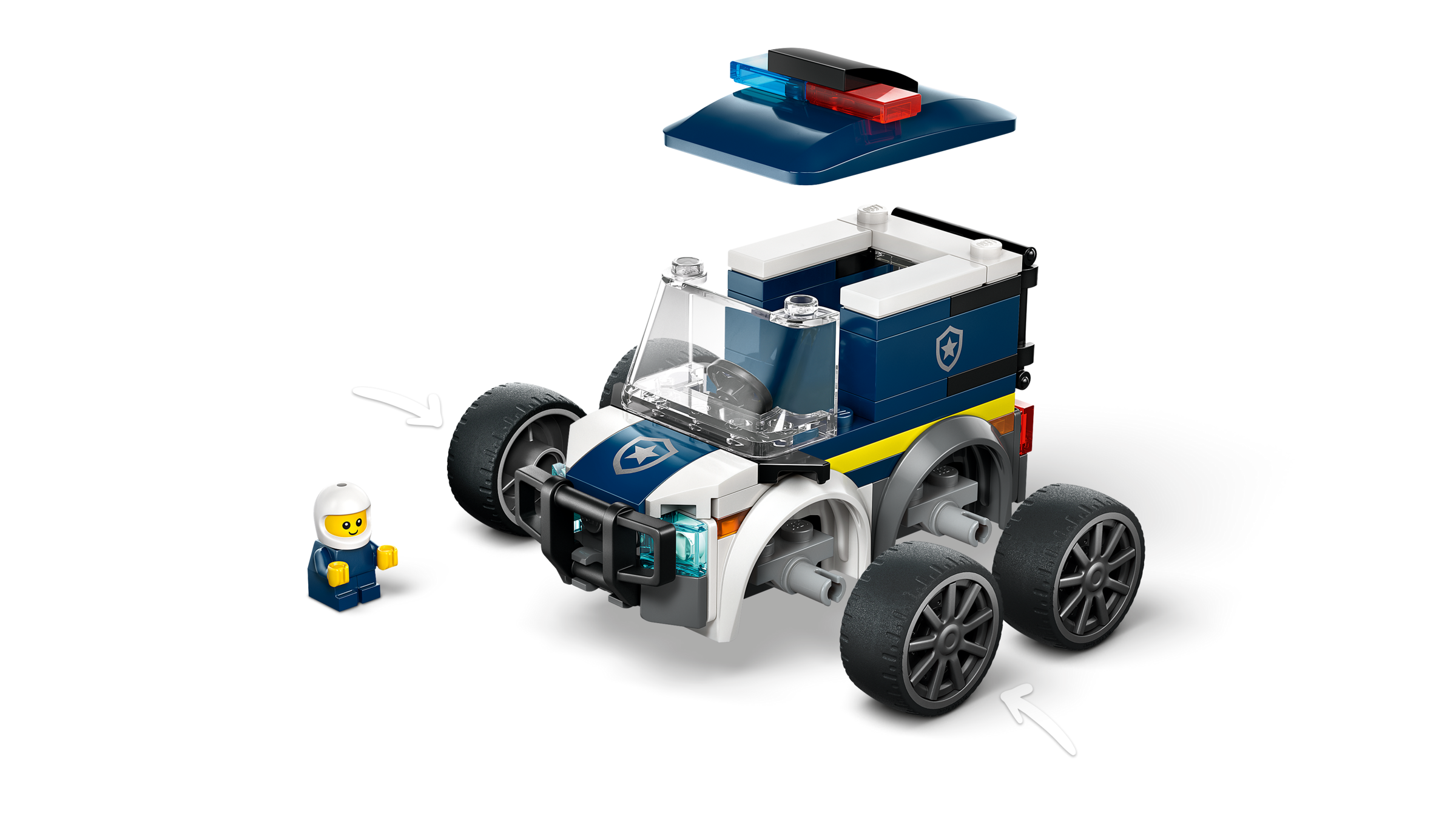 LEGO City Rides - Police Truck 60481 Building Toy for Kids-Lego / City-Bricking Lebanon