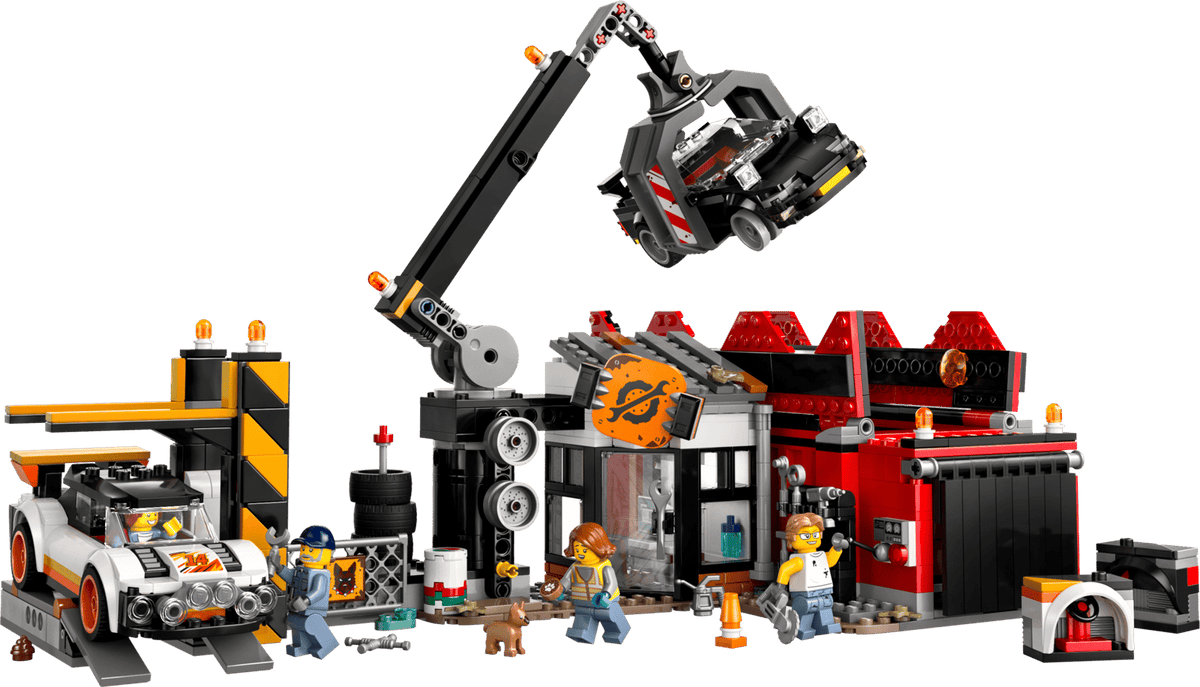 LEGO City Scrapyard with Cars 60472-Bricking Lebanon