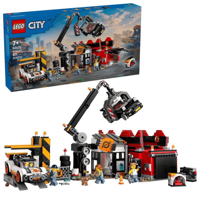 LEGO City Scrapyard with Cars 60472-Bricking Lebanon