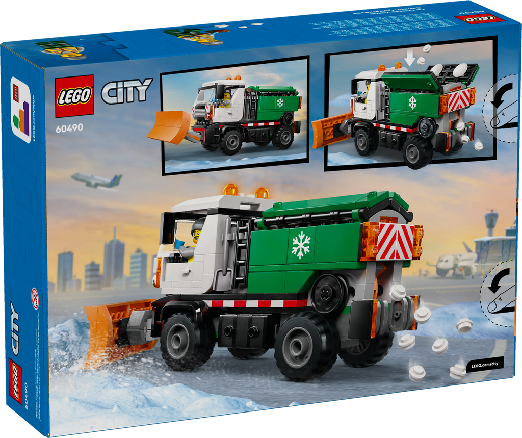 LEGO City Snowplow Toy Truck Building Set with Salt Spreader-Lego / City-Bricking Lebanon
