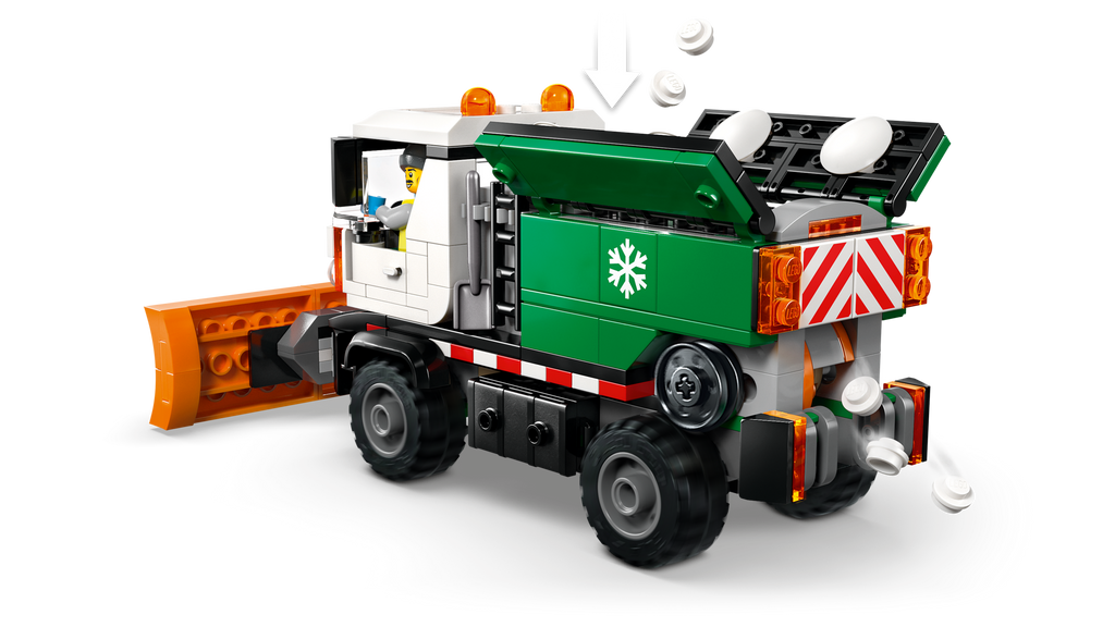 LEGO City Snowplow Toy Truck Building Set with Salt Spreader-Lego / City-Bricking Lebanon
