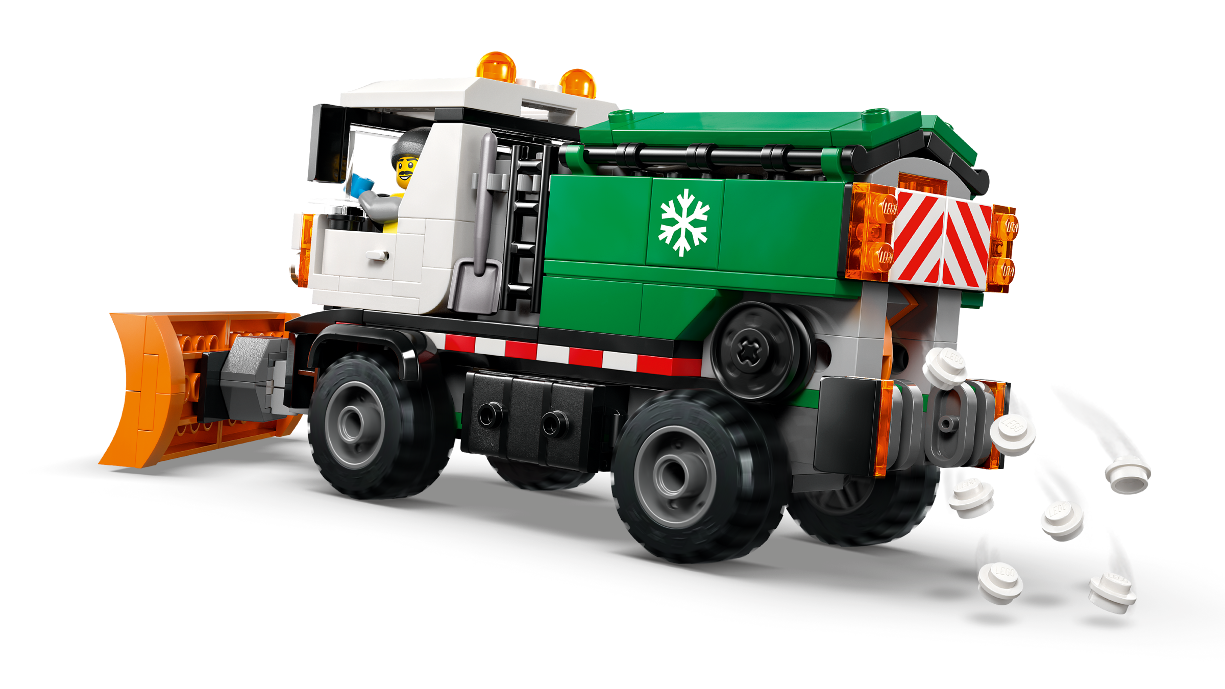 LEGO City Snowplow Toy Truck Building Set with Salt Spreader-Lego / City-Bricking Lebanon