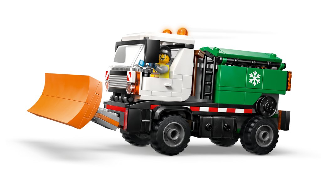 LEGO City Snowplow Toy Truck with Salt Spreader 60490-Bricking Lebanon