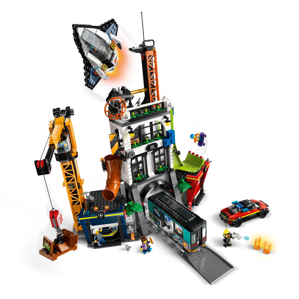 LEGO City The City Tower with Working Crane 60473-Bricking Lebanon