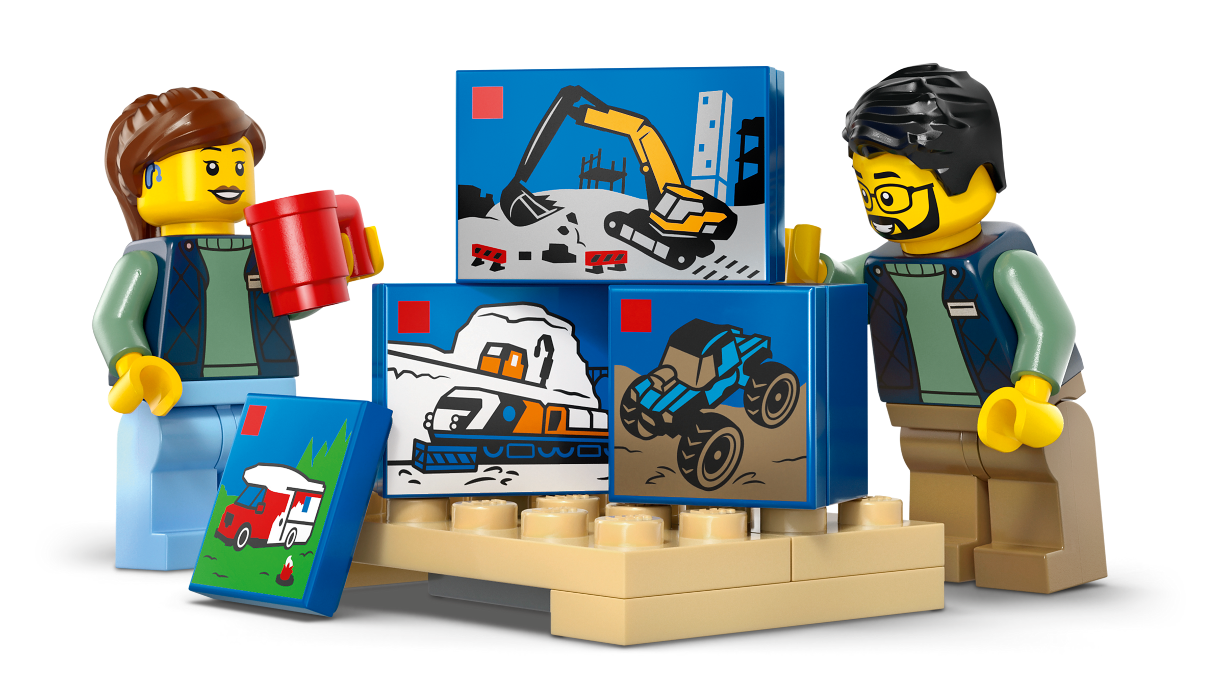 LEGO City The LEGO Van 60500 Building Toy Delivery Truck Set-Lego / City-Bricking Lebanon