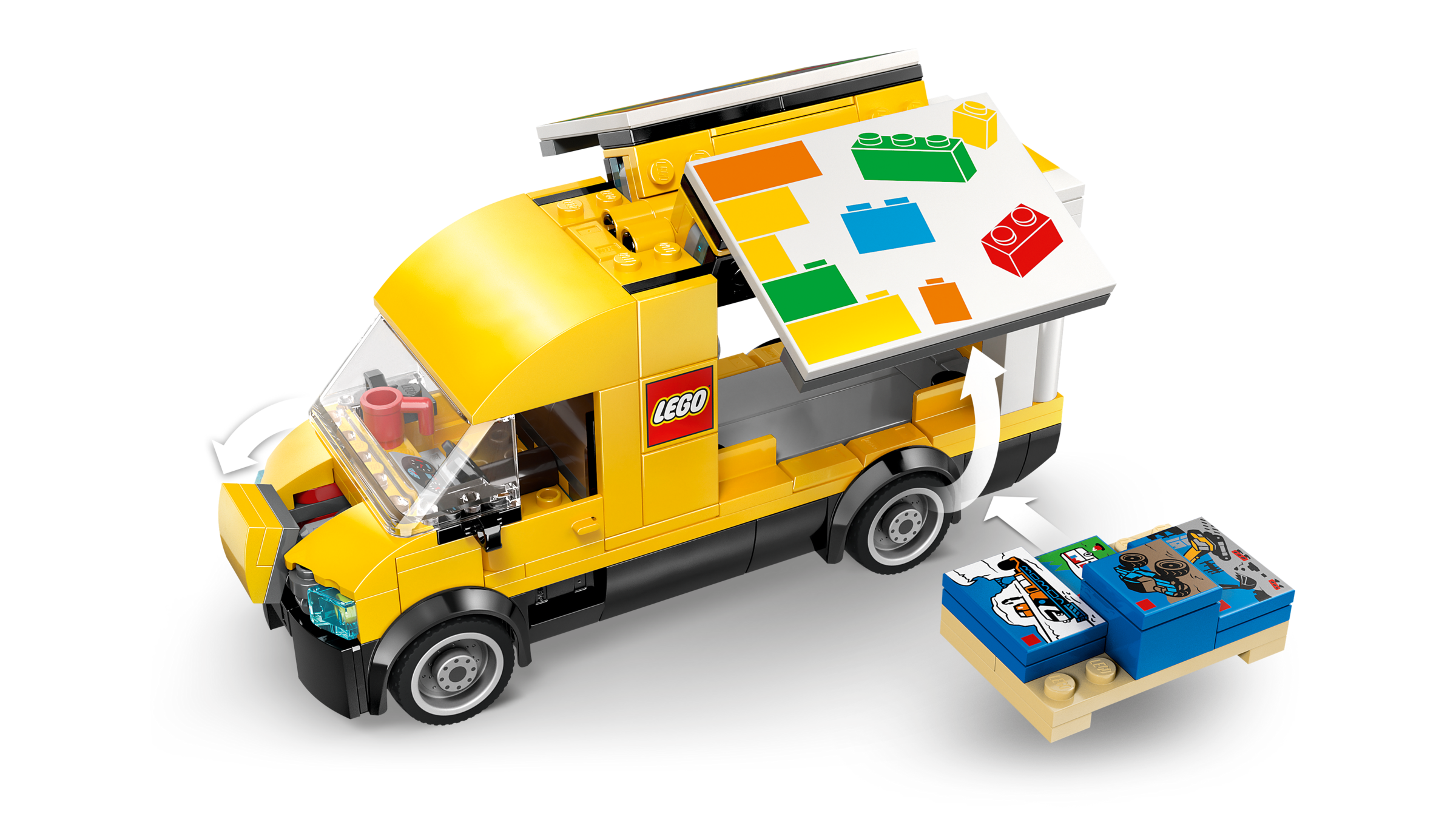 LEGO City The LEGO Van 60500 Building Toy Delivery Truck Set-Lego / City-Bricking Lebanon