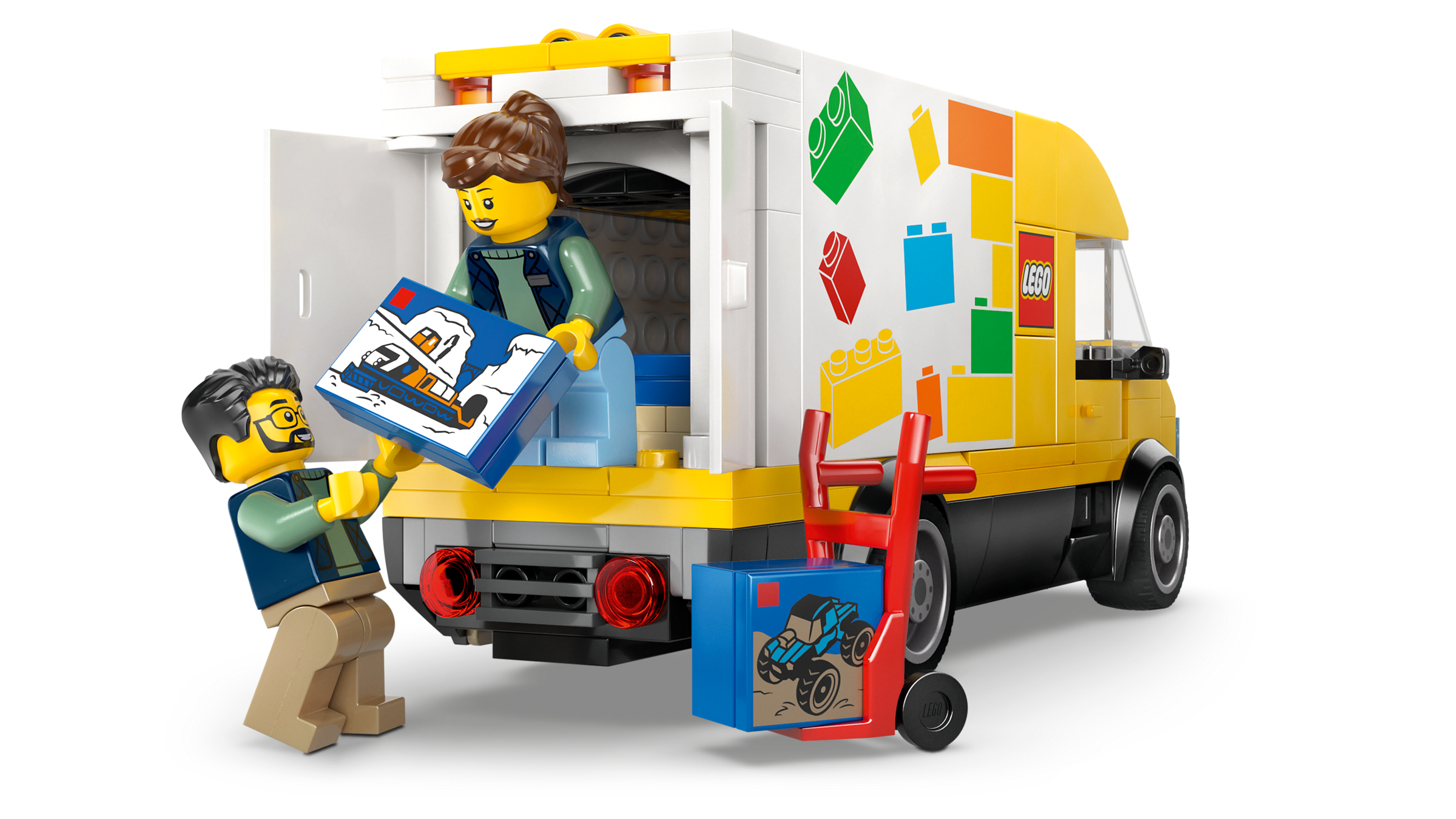 LEGO City The LEGO Van 60500 Building Toy Delivery Truck Set-Lego / City-Bricking Lebanon