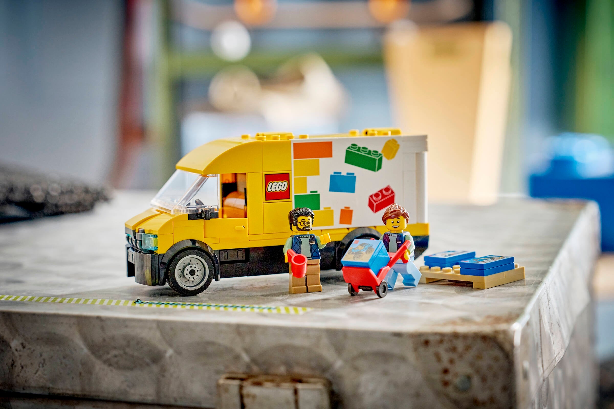 LEGO City The LEGO Van 60500 Building Toy Delivery Truck Set-Lego / City-Bricking Lebanon