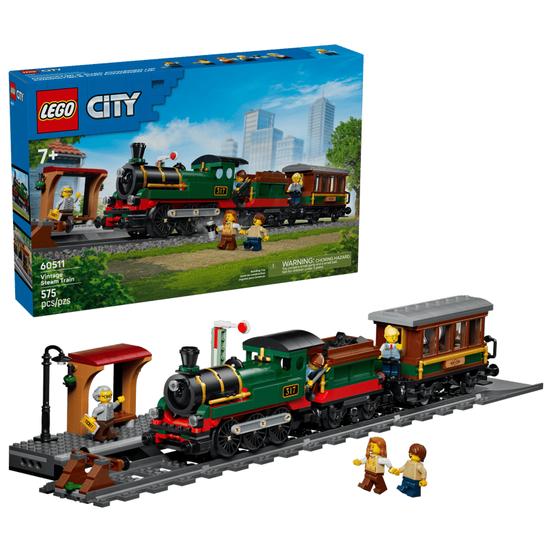 LEGO City Vintage Steam Train 60511-Bricking Lebanon