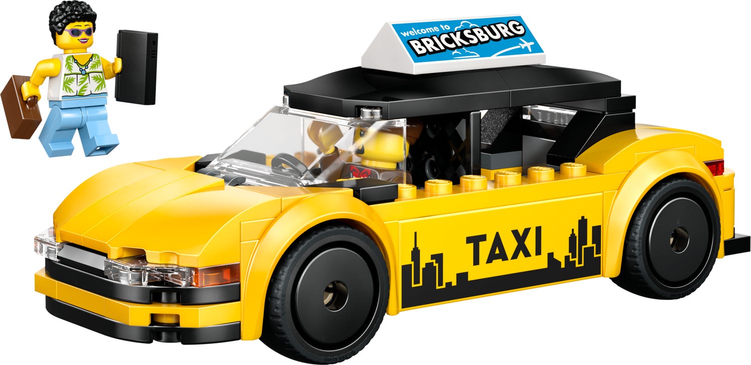 LEGO City Yellow Taxi-Lego / City-Bricking Lebanon