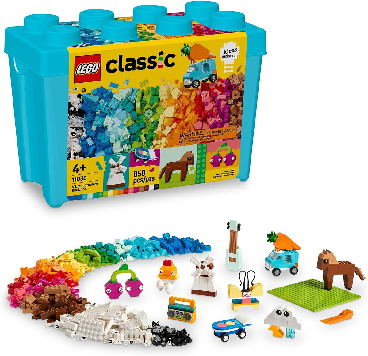 LEGO Classic Vibrant Creative Brick Box 11038-Bricking Lebanon