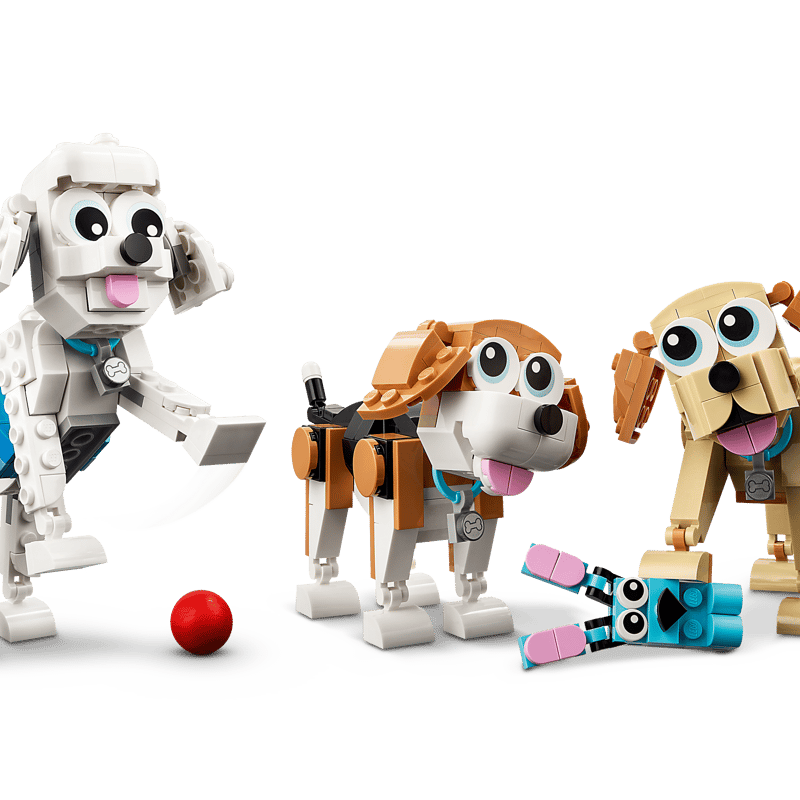 LEGO Creator 3-in-1 Adorable Dogs Building Set 31137