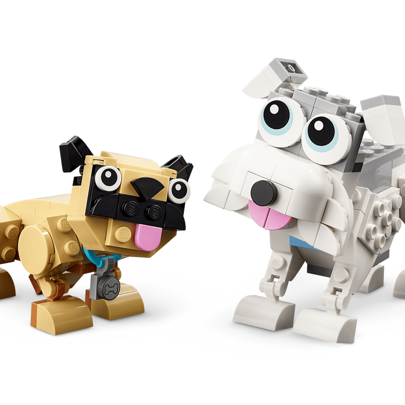 LEGO Creator 3-in-1 Adorable Dogs Building Set 31137
