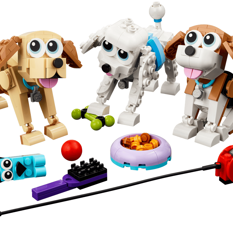 LEGO Creator 3-in-1 Adorable Dogs Building Set 31137